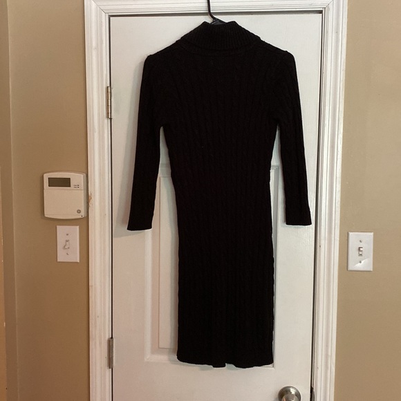 Calvin Klein Long Sleeve Cable Knit Sweater Dress Small - Picture 4 of 5